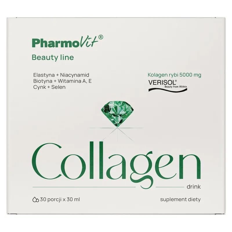 PharmoVit Colagen băutură Linia de frumusețe, 30 ml x 30 unități Cumpărături sigure