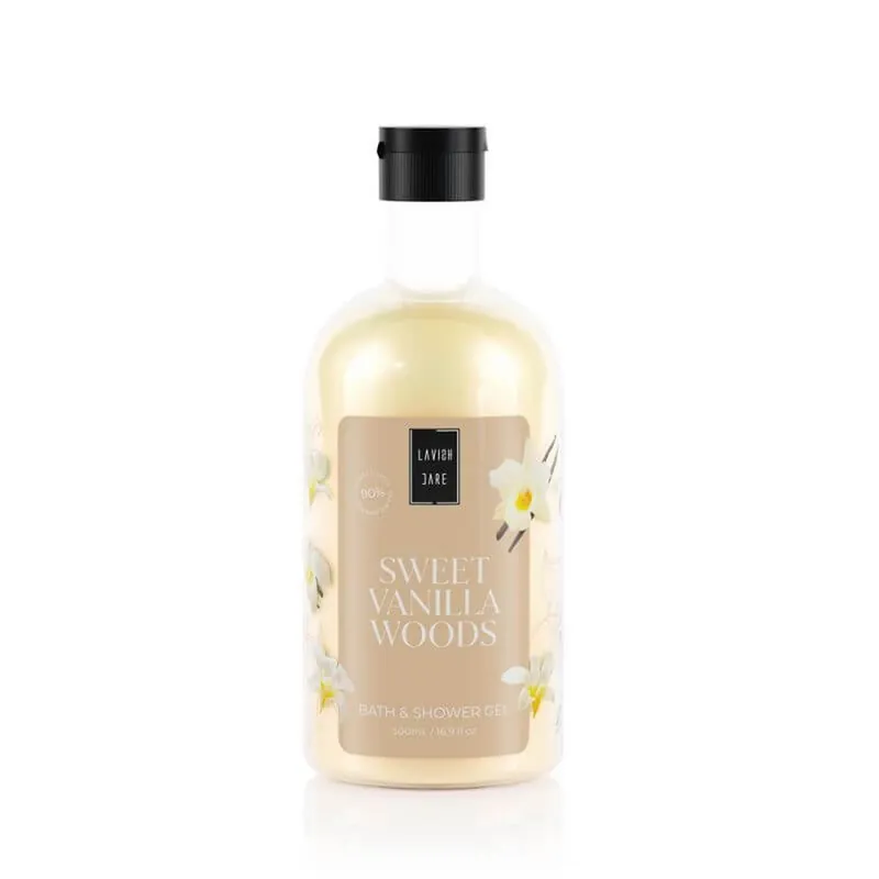 LAVISH CARE Gel de duș Sweet Vanilla Woods 500ml Cel mai vândut