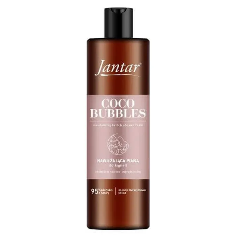 Bestseller FARMONA JANTAR Coco Bubbles Spumă de baie hidratantă cu esență de chihlimbar și nucă de cocos, 400 ml