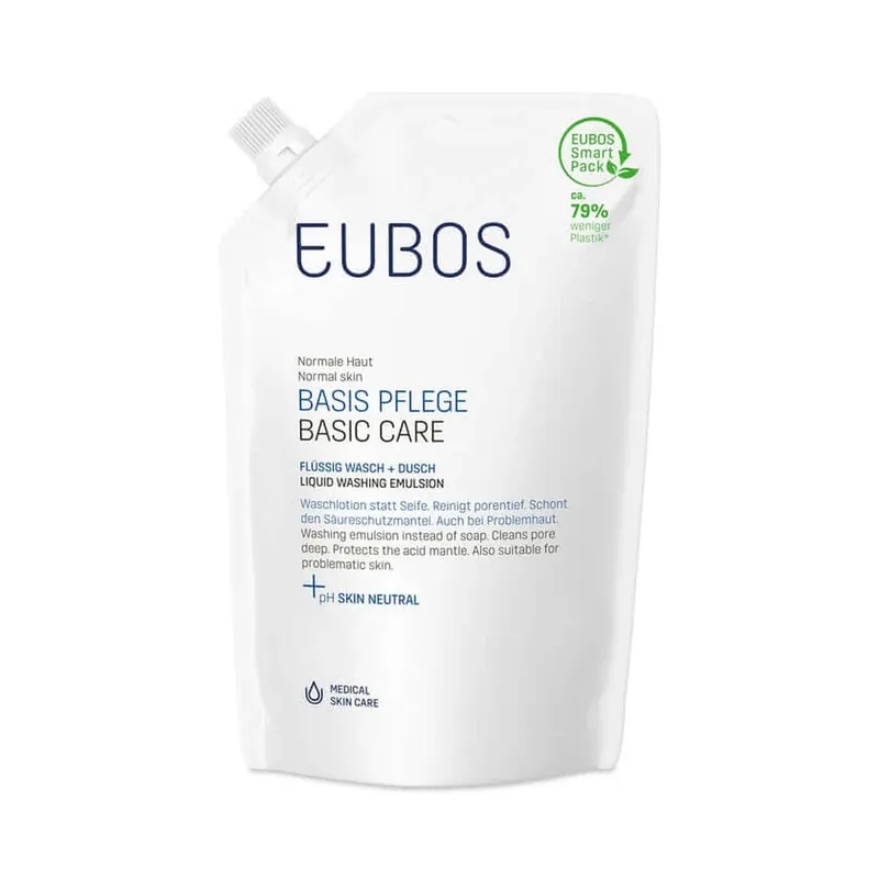 Vezi acum EUBOS BASIC CARE LIQUID WASH + SHOWER REFILL BAG 400 ml