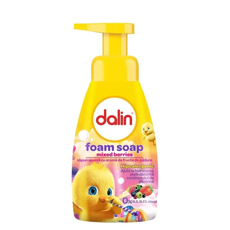 Sapun spuma cu fructe de padure, 200 ml, Dalin Reducere extra