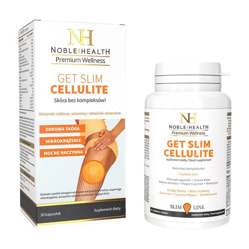 Cel mai vândut Noble Health Get Slim Cellulite, 30 capsule