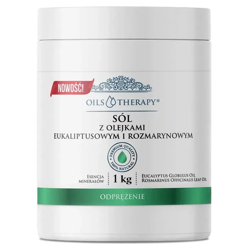 Super ofertă Optima Natura Relaxare, sare cu uleiuri de eucalipt și rozmarin, 1 kg