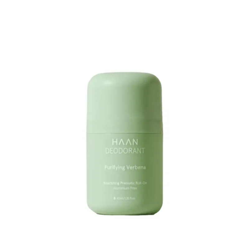Deodorant roll-on cu prebiotice fara aluminiu, Purifying Verbena, 40 ml, Haan Reducere specială