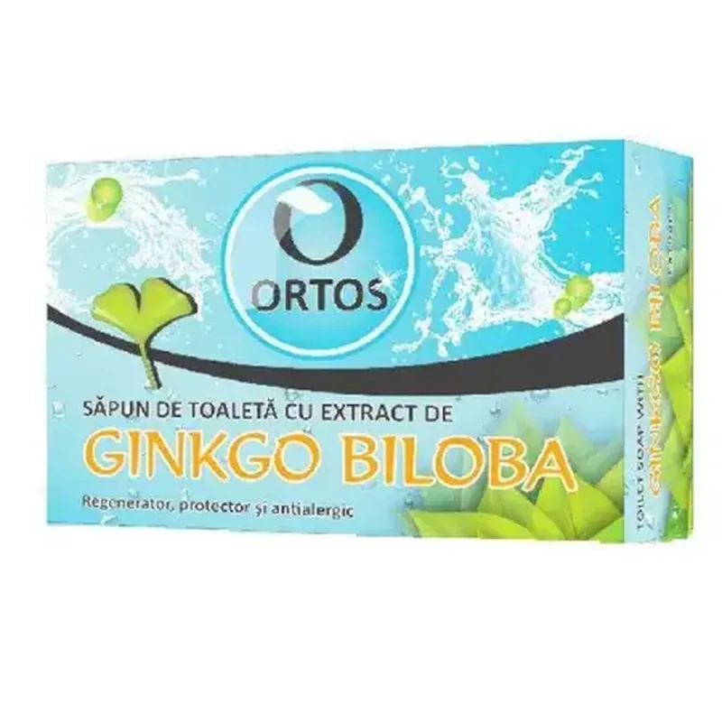 Super ofertă Sapun cu extract de ginkgo biloba, 100 g, Ortos