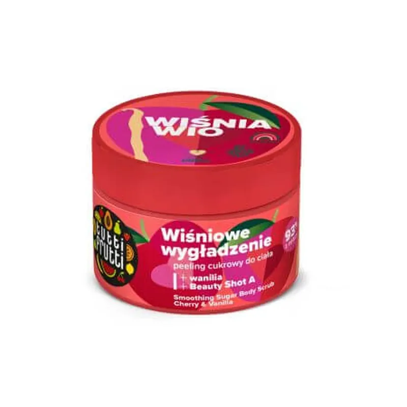 Scrub pentru corp cu cirese si vanilie Tutti Frutti, 300 g, Farmona Vezi acum