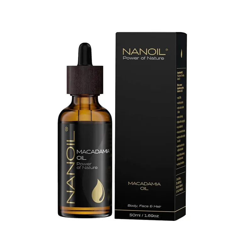 Reducere de preț Nanoil Ulei de Macadamia pentru păr și corp, 50ml