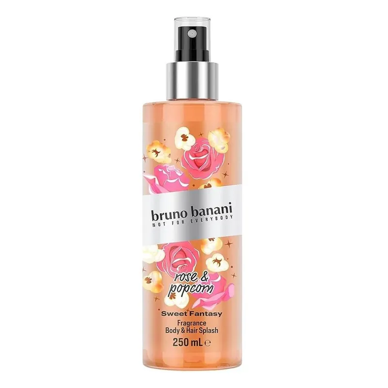 Bruno Banani Sweet Fantasy Rose amp; Popcorn corp și păr Mist, 250 ml Reducere extra