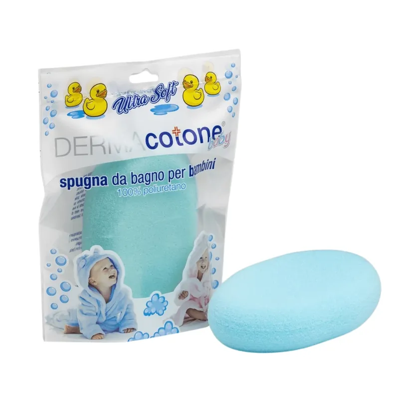 Burete de baie pentru copii Ultrasoft, Albastru, Dermacotone Promoție