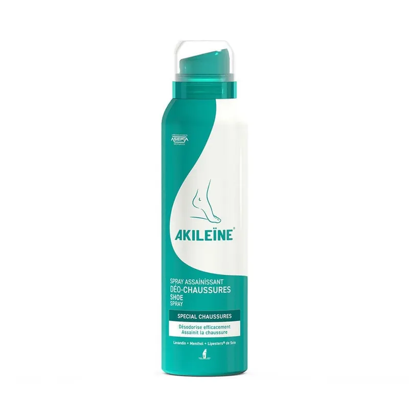 Asepta Akileine Deo Spray igienizant pentru încălțăminte foarte respirabilă 150 ml Retur ușor