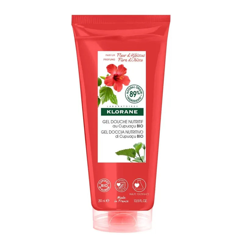 Ofertă specială Klorane Gel de duș hrănitor cu flori de hibiscus 200ml