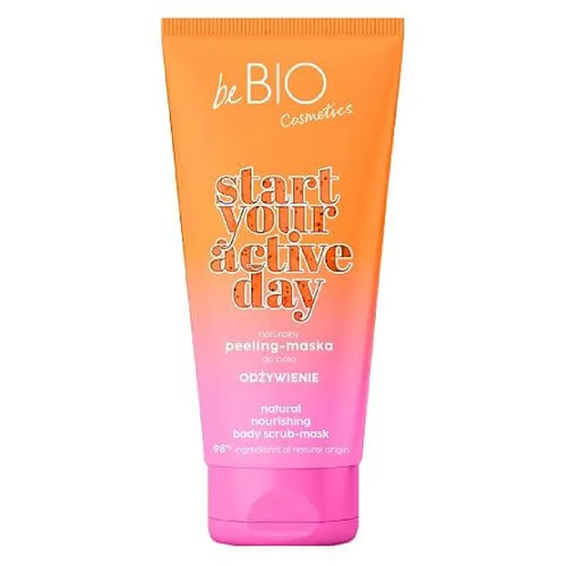 BE BIO EWA CHODAKOWSKA Start Your Active Day Nourishment Mască exfoliantă naturală pentru corp, 200 ml Disponibil imediat