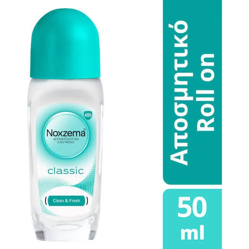 Noxzema Classic Clean & Fresh Deodorant 48h sub formă de Roll-On 50ml Preț mic