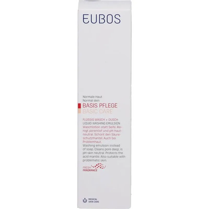 Ofertă exclusivă EUBOS FLÜSSIG roșu cu parfum proaspăt cu dozator 400 ml