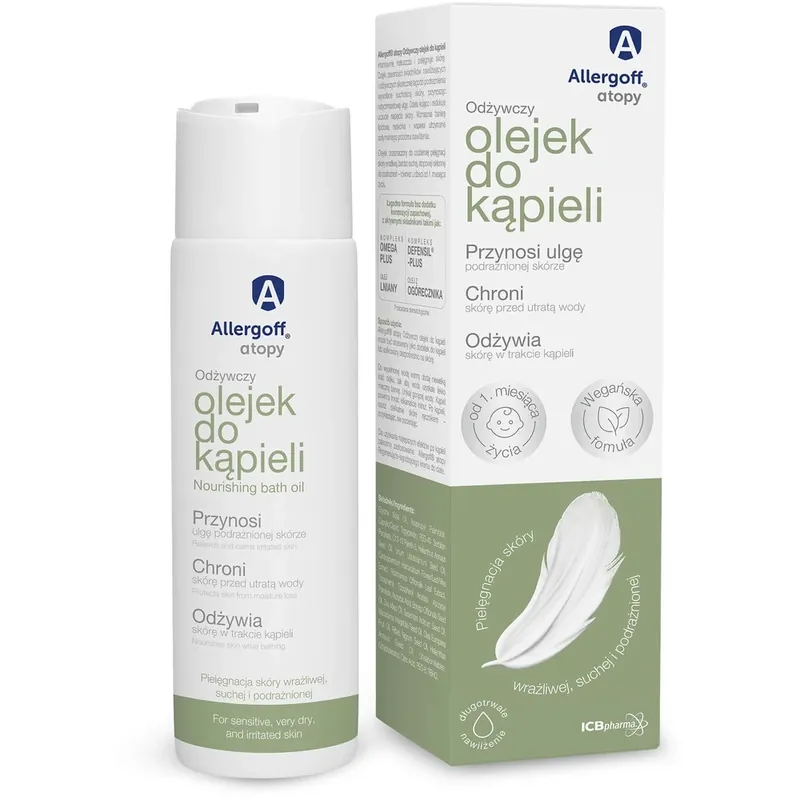 Cumpărături sigure Ulei de baie hrănitor Allergoff Atopy 200 ml