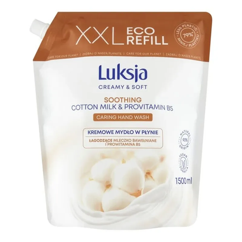 Luxja, săpun lichid, bumbac, 1500 ml (stoc) Chilipir