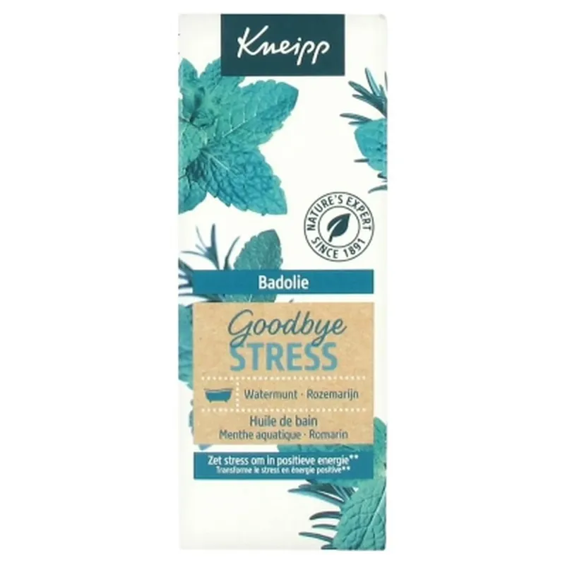 Bestseller Kneipp Ulei de baie „Goodbye Stress” cu mentă acvatică și rozmarin, 100 ml