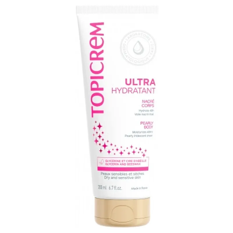 Nu rata Topicrem Cremă de corp ultra-hidratantă cu efect perlat 200 ml