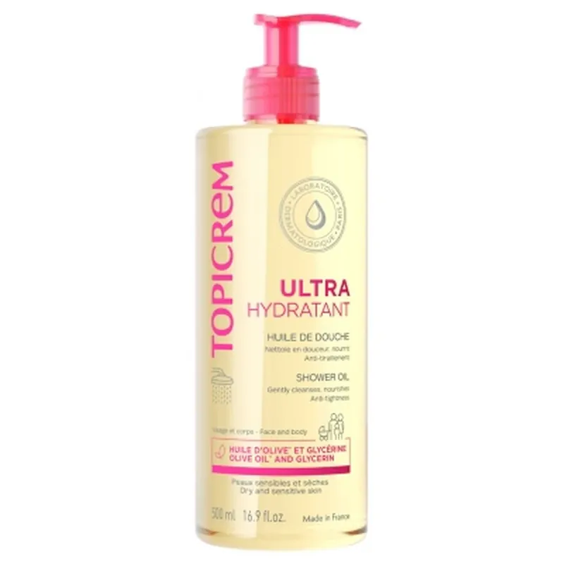 Topicrem Ulei de duș ultra-hidratant 500 ml Preț mic