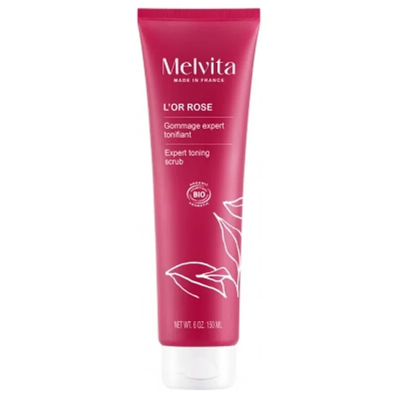 Melvita L‘Or Rose Exfoliant organic tonifiant pentru experți 150 ml Calitate înaltă