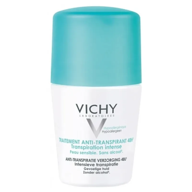Vichy Deodorant antiperspirant 48H cu aplicator roll-on, 50 ml Cel mai bun preț