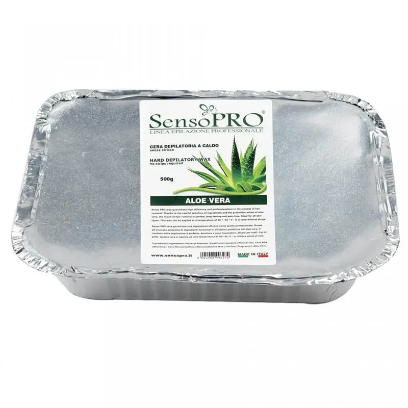 Ceara epilat traditionala SensoPro Italy, Aloe Vera, 500 grame Cumpără online