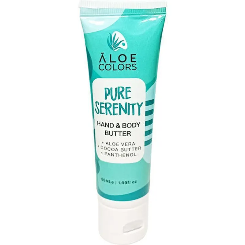 Preț promoțional Aloe Colors Pure Serenity Magnolia Butter hidratant pentru corp cu Aloe Vera & Aromă White Musk pentru piele uscată/foarte uscată & sensibilă 50ml