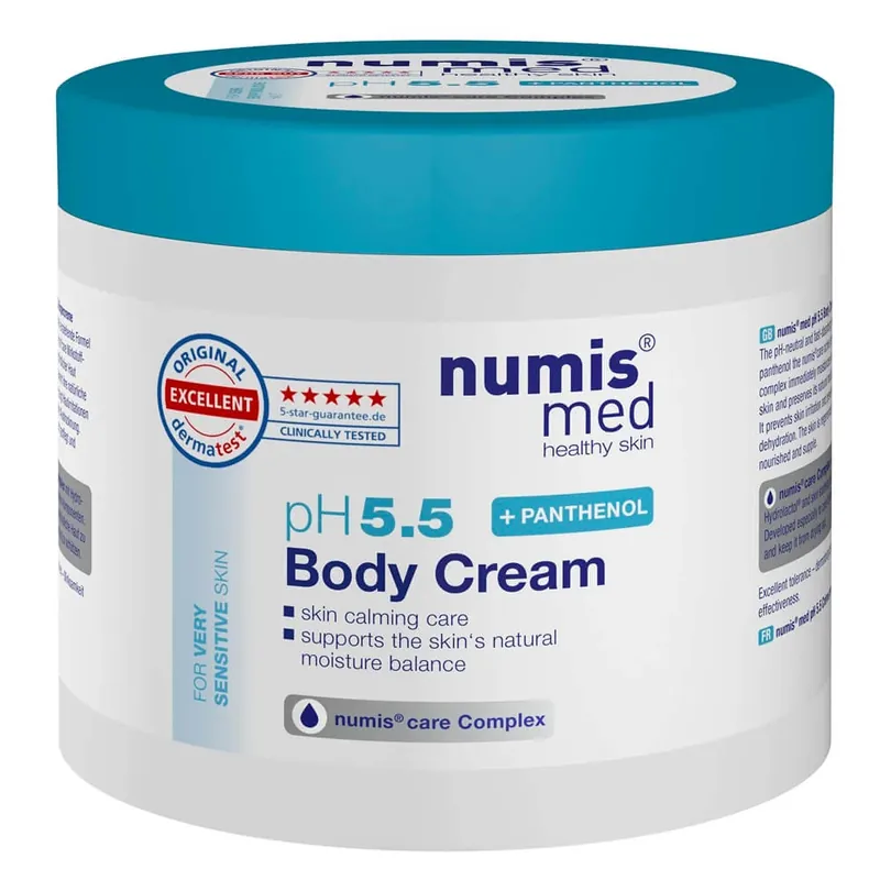 Ofertă limitată Crema corp cu panthenol pH 5.5, 400 ml, NumisMed
