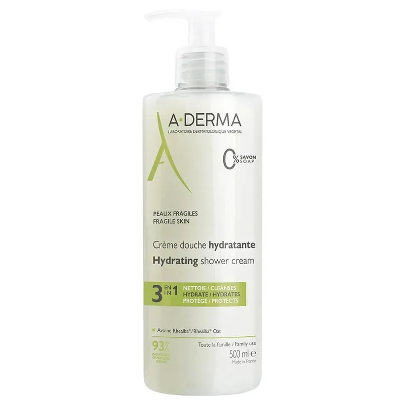 Crema de duș hidratantă A-Derma 500ml Reducere de preț