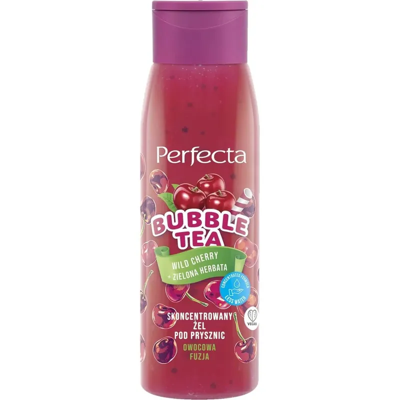 Cel mai bun preț Perfecta Bubble Tea Elixir de duș concentrat Wild Cherry + ceai verde, 400ml
