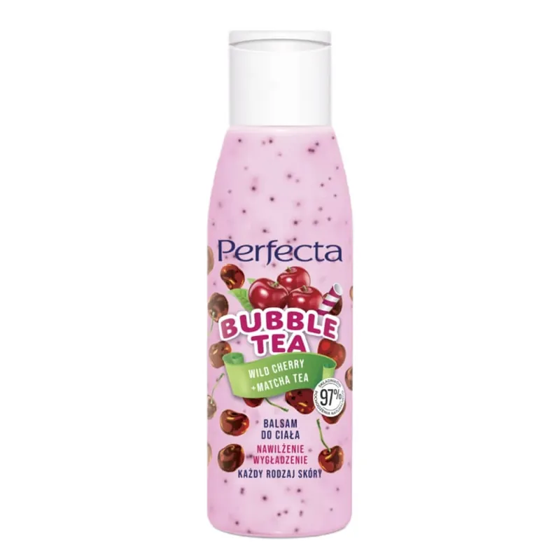 Perfecta Bubble Tea Loțiune de corp Wild Cherry + Matcha Tea, 100 ml Ieftin