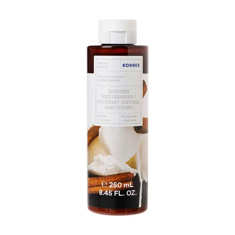 Cel mai vândut Gel de duș Korres cu vanilie și scorțișoară 250ml