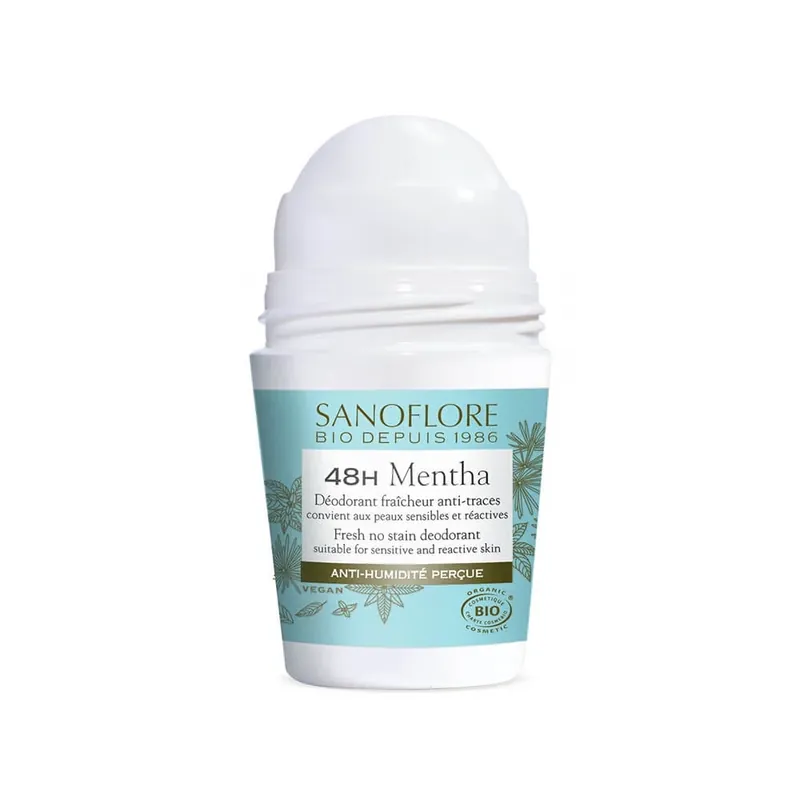 Sanoflore Deodorante 48h Organic Mentha Deodorant pentru femei și bărbați 50ml Cumpără online
