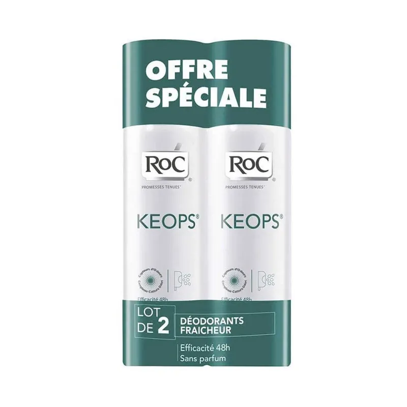 Preț promoțional Roc Keops Deodorant Spray Fresh Transpirație moderată 2x100ml