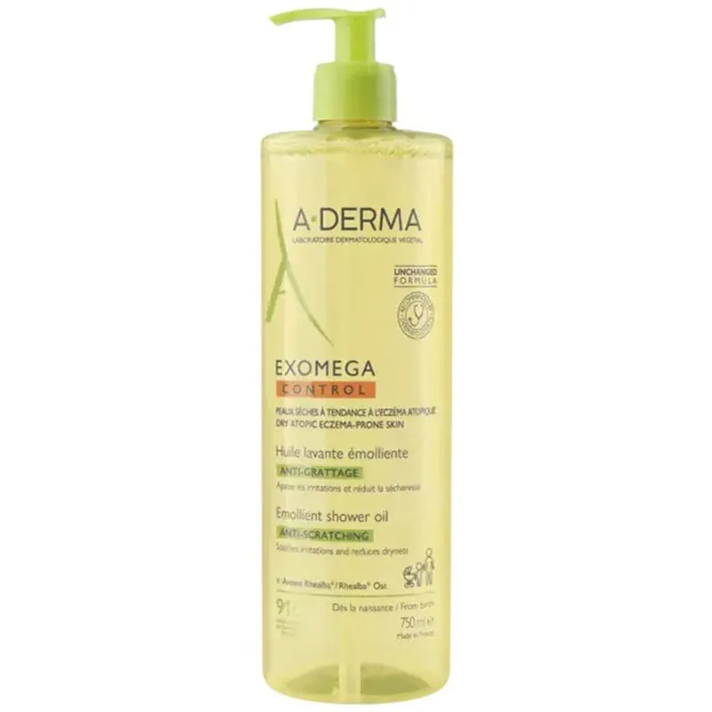 A-Derma Exomega Control ulei emolient împotriva iritațiilor pentru Lavera 750ml Ofertă