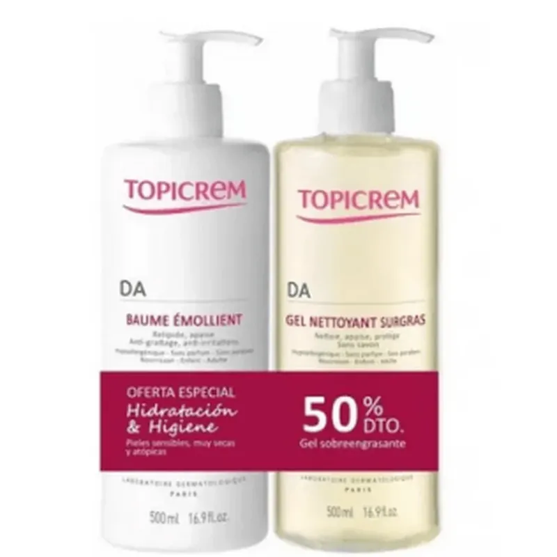 Pachet topicrem DA Balsam 500 ml + DA Superfatting Gel 500 ml Ofertă de sezon