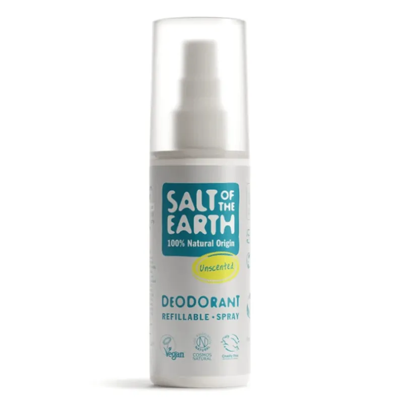 Ofertă specială SALT OF THE EARTH Deodorant natural vegan spray neparfumat Deodorant spray neparfumat, 100ml