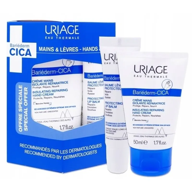Cel mai vândut Set cremă de mâini Eau Thermale Uriage Bariederm Cica + ...