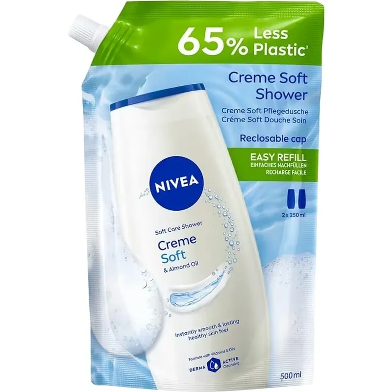 Nivea gel de duș pentru femei creme soft spare 500 ml Retur gratuit