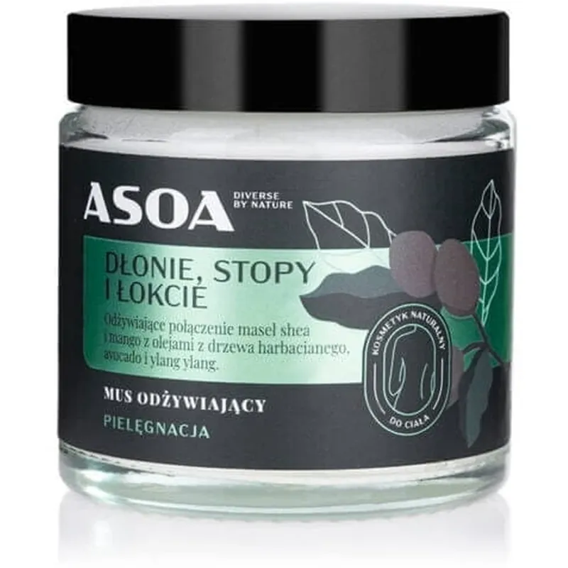 Reducere extra Asoa unt pentru mâini, picioare și coate 120 ml