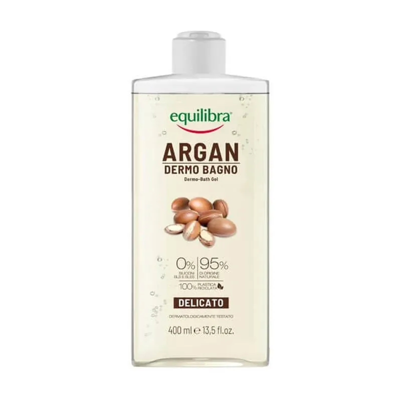 Equilibra, gel de baie cu argan, 400 ml Retur ușor