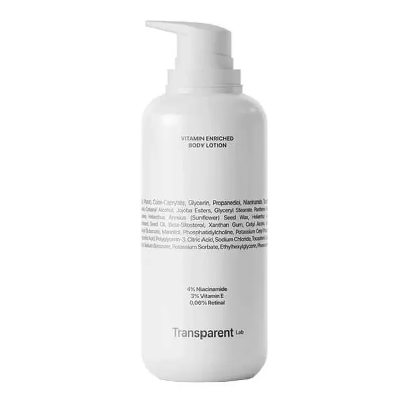 Transparent Lab Vitamin Enriched Body Lotion, cremă de corp cu vitamine, 400 ml Cumpără acum