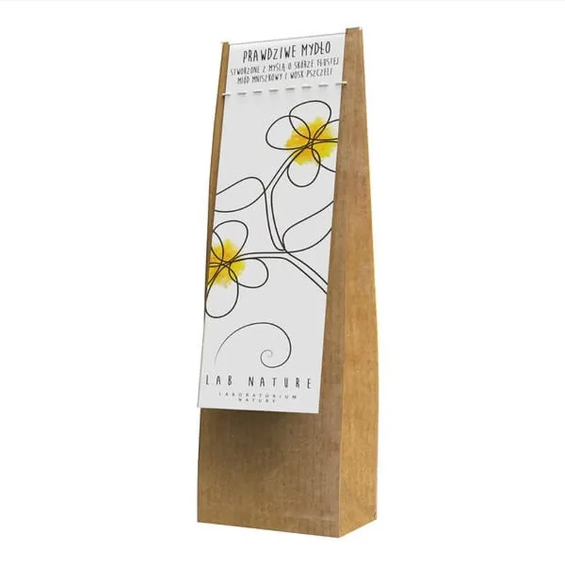 Premium Lab Nature, săpun real de miere de păpădie și ceară de albine, săpun kraft pentru pielea grasă, 120 g