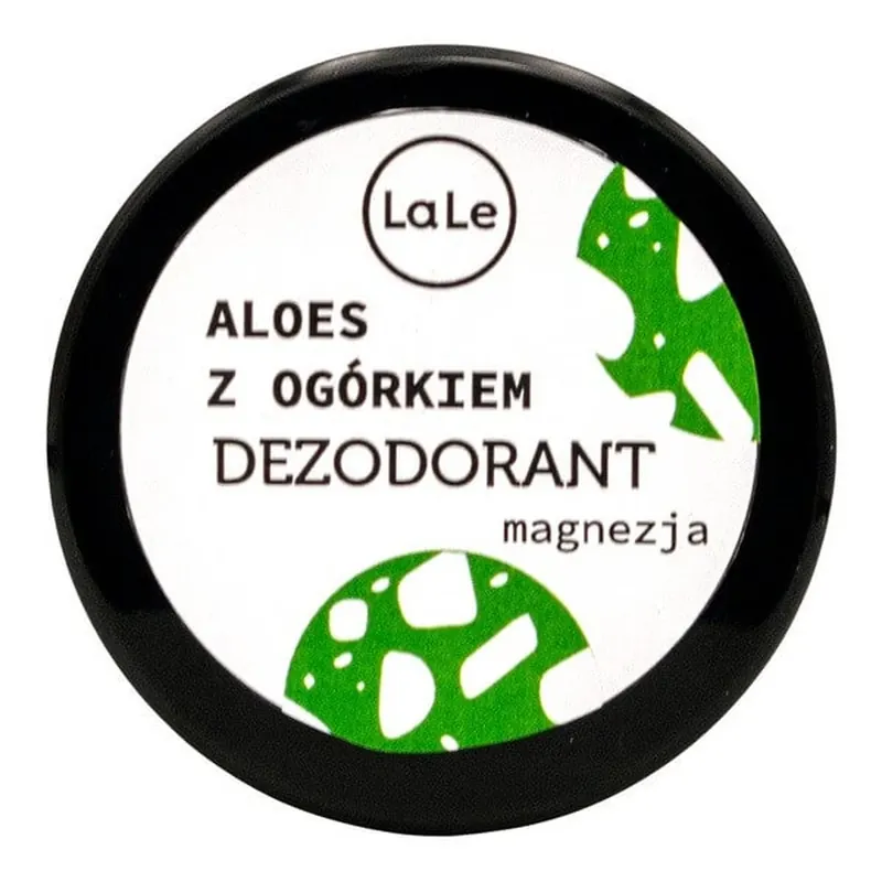 Popular LaLe, cremă deodorantă cu magnezie, aloe vera și castravete, 50 ml