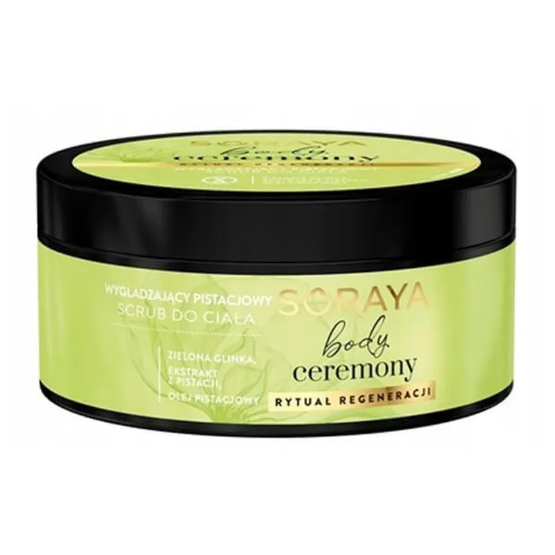Livrare rapidă Soraya Body Ceremony, exfoliant de corp netezitor cu fistic, 200 g