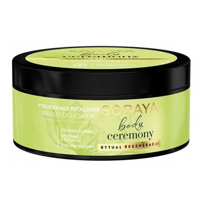 Soraya Body Ceremony, unt de corp netezitor cu fistic, 200 ml Noutate