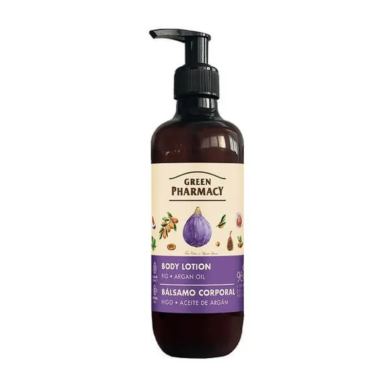 Reducere Green Pharmacy, Loțiune de corp, smochine și ulei de argan, 400 ml