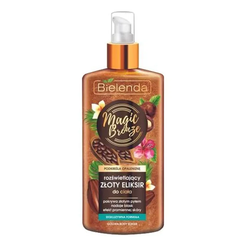 Doar azi Bielenda Magic Bronze, elixir auriu iluminator pentru corp,150 ml