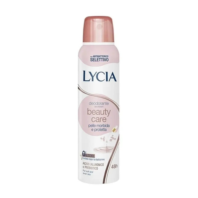 Calitate înaltă LYCIA DEODORANT SPRAY GAZ 150ML.ÎNGRIJIRE ZILNICĂ CHIAR ȘI PENTRU PIELEA EPILATĂ ȘI SENSIBILĂ