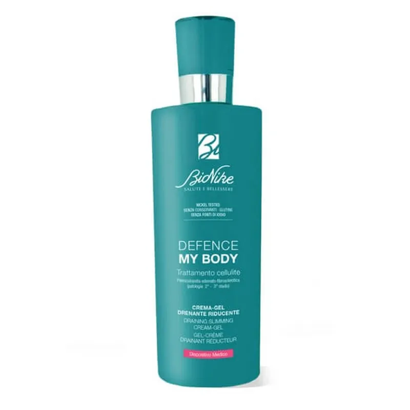 Bionike Defence My Body - Gel-cremă de drenaj Tratamentul de reducere a celulitei 400ml Cumpărături sigure